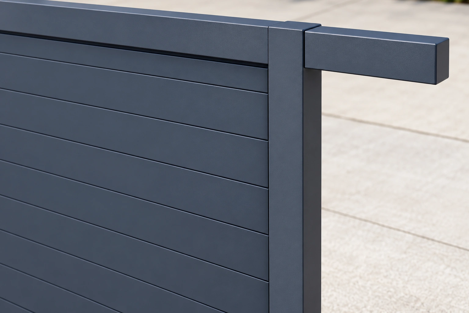 Horizontal infill and framed gate edge