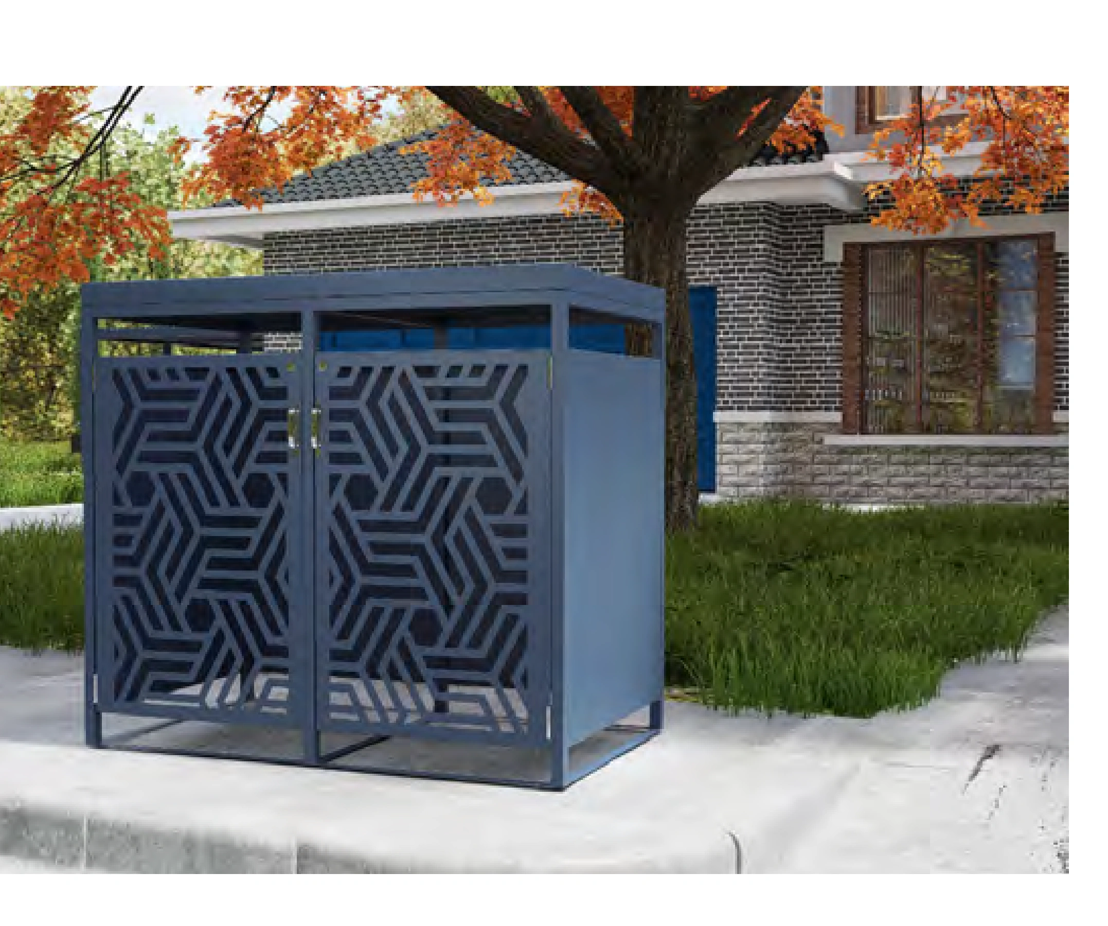 Decorative combined enclosure