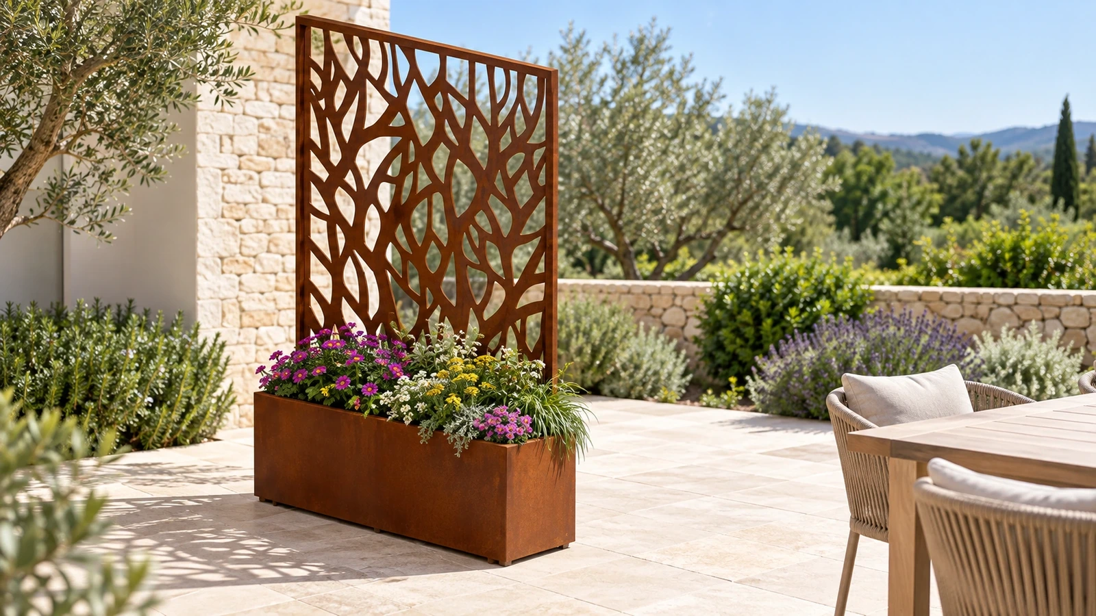 Planters with Screens